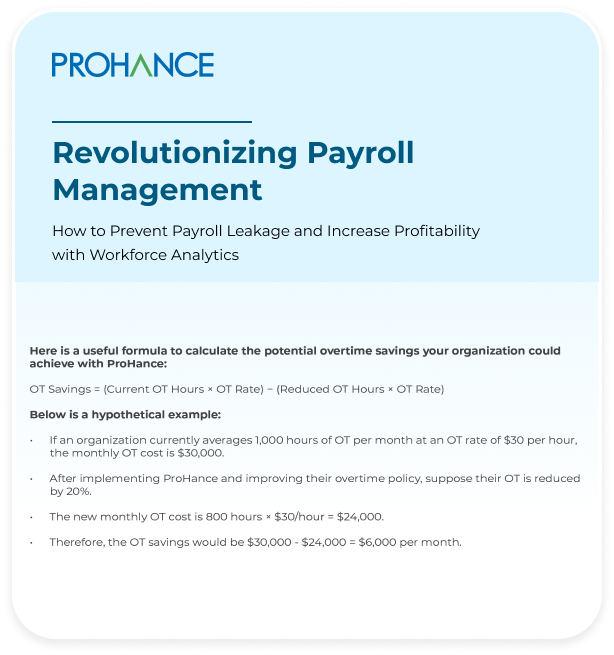 ProHance Payroll Whitepaper